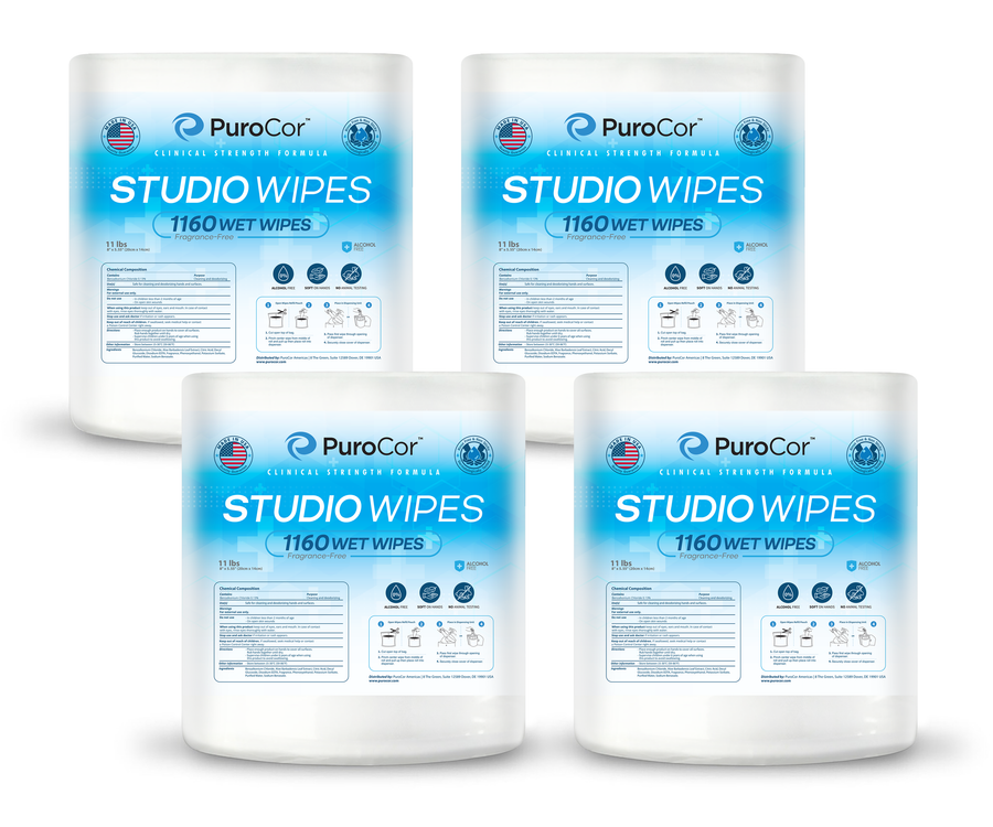 Premium Studio Wipes - 4 x 1160 Count Rolls